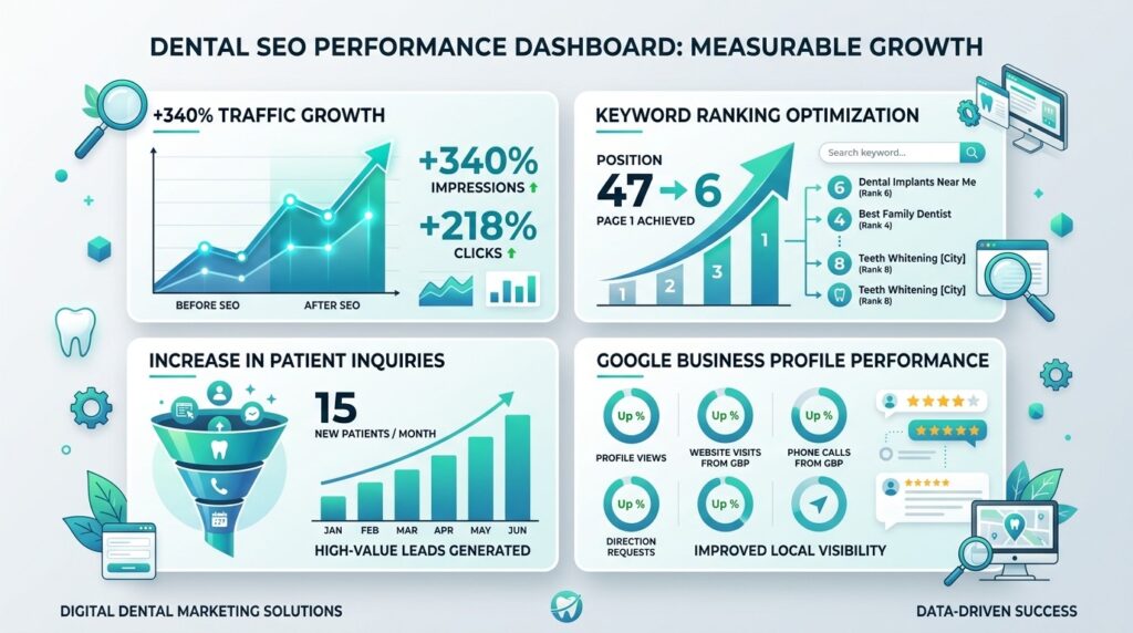 Dental Seo Performance Dashboard